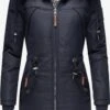 Marikoo Parkas Winterparka Kamii Dames Donkerblauw