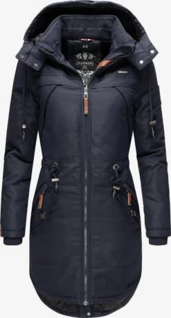 Marikoo Parkas Winterparka Kamii Dames Donkerblauw