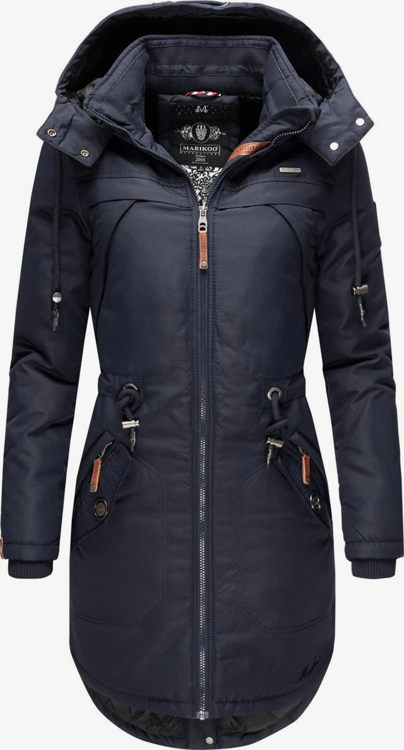 Marikoo Parkas Winterparka Kamii Dames Donkerblauw 1 Marikoo Parkas Winterparka Kamii Dames Donkerblauw