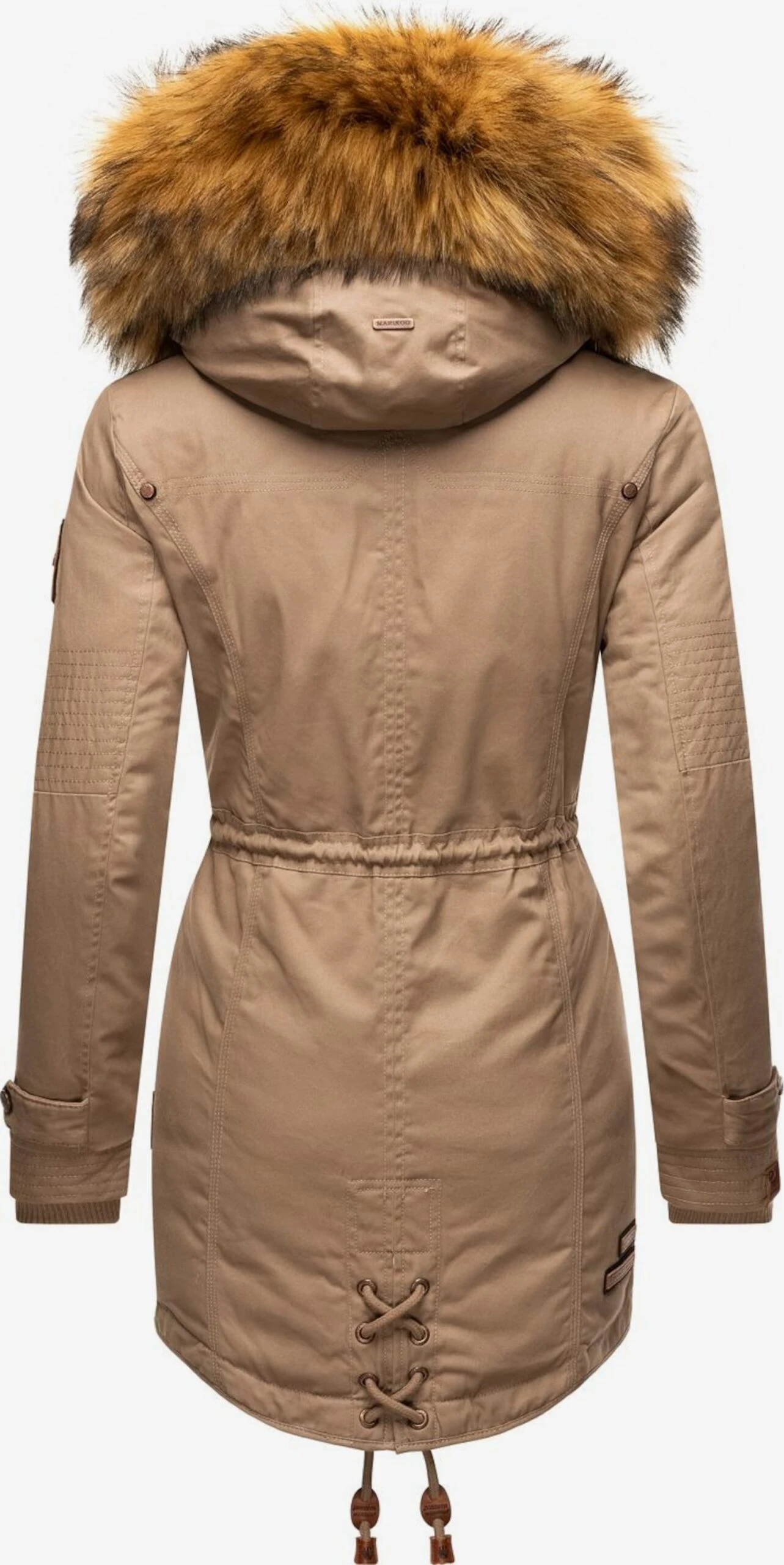 Marikoo Parkas Winterparka La Viva Dames Lichtbeige 3 Marikoo Parkas Winterparka La Viva Dames Lichtbeige - Afbeelding 3