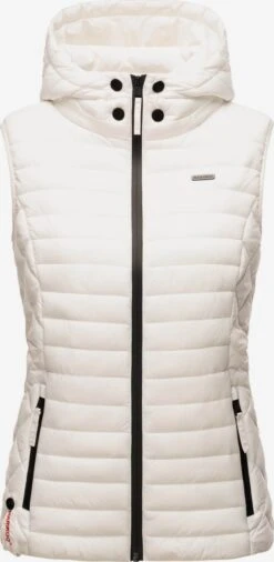 Marikoo Bodywarmers Bodywarmer Hasenpfote Dames Offwhite