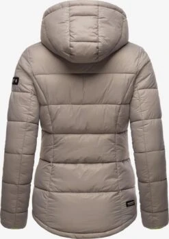 Marikoo Winterjassen Winterjas Leandraa Dames Lichtgrijs -Marikoo Verkoopwinkel 70eed57840c708a5b7818a5e838568f9