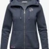 Marikoo Sweatvesten Sweatvest Setsunaa Dames Duifblauw