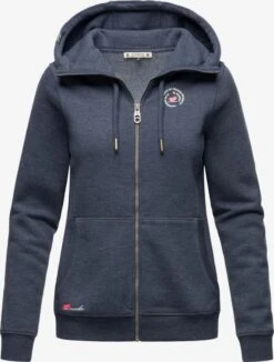 Marikoo Sweatvesten Sweatvest Setsunaa Dames Duifblauw