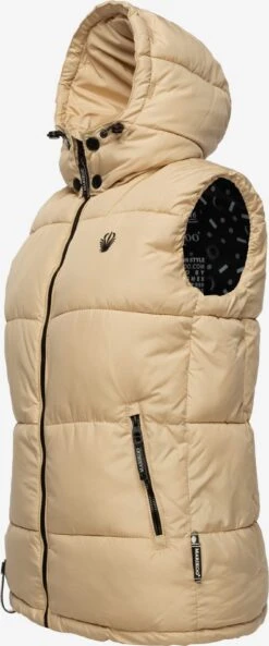 Marikoo Bodywarmers Bodywarmer Eisflöckchen Dames Beige