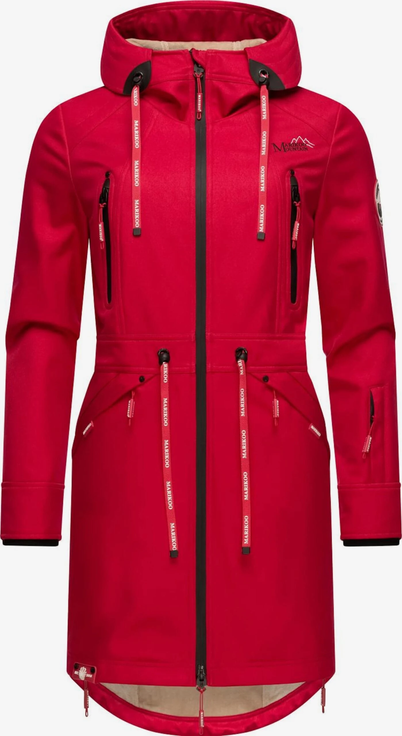 Marikoo Parkas Tussenparka Dames Cranberry 1 Marikoo Parkas Tussenparka Dames Cranberry