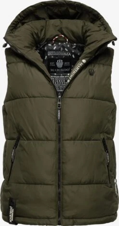 Marikoo Bodywarmers Bodywarmer Eisflöckchen Dames Olijfgroen -Marikoo Verkoopwinkel 7a373fc7d2cc6497c1ce699d53c42878