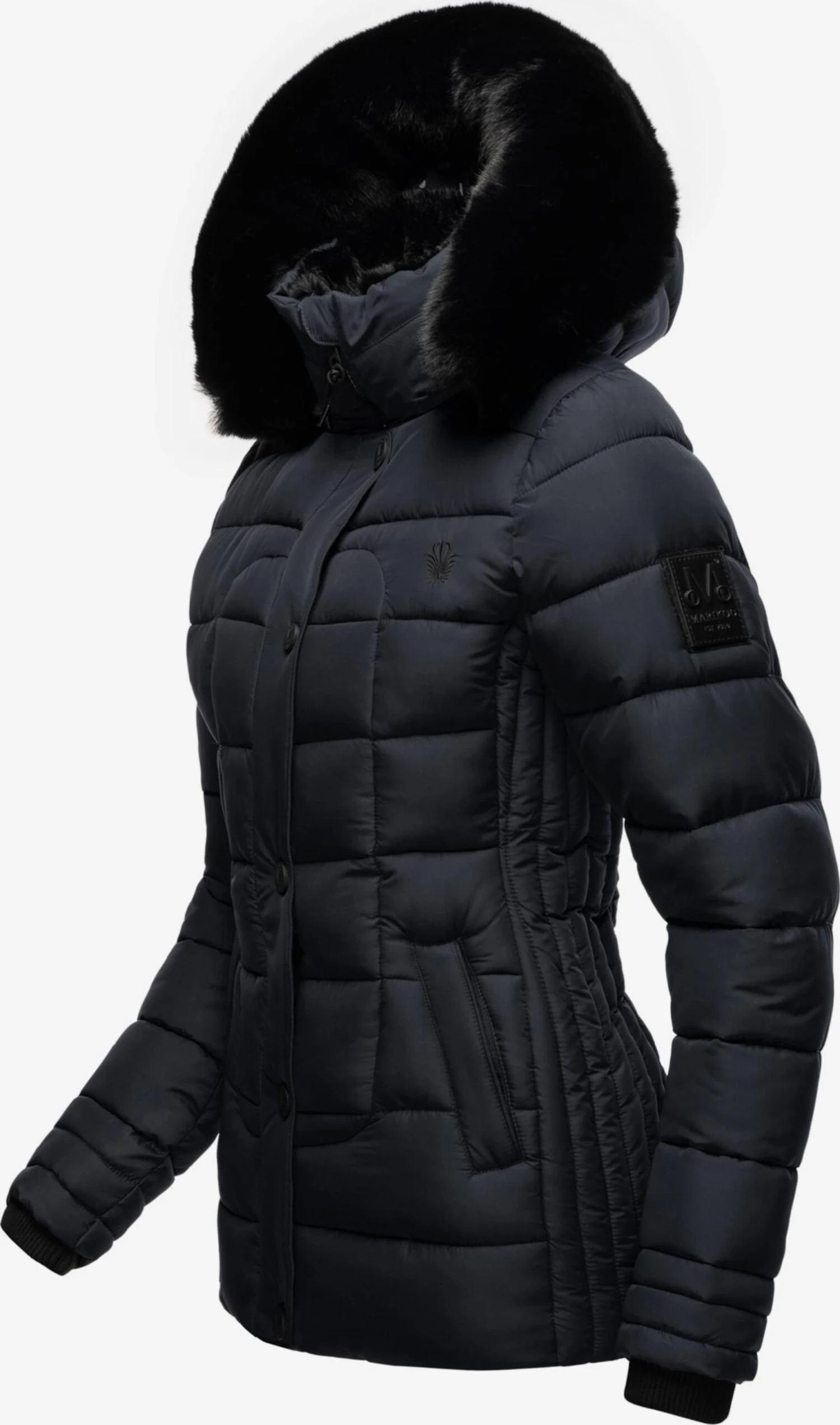 Marikoo Winterjassen Winterjas Qesra Dames Nachtblauw 2 Marikoo Winterjassen Winterjas Qesra Dames Nachtblauw - Afbeelding 2