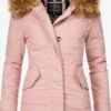 Marikoo Parkas Winterparka Karmaa Dames Lichtroze