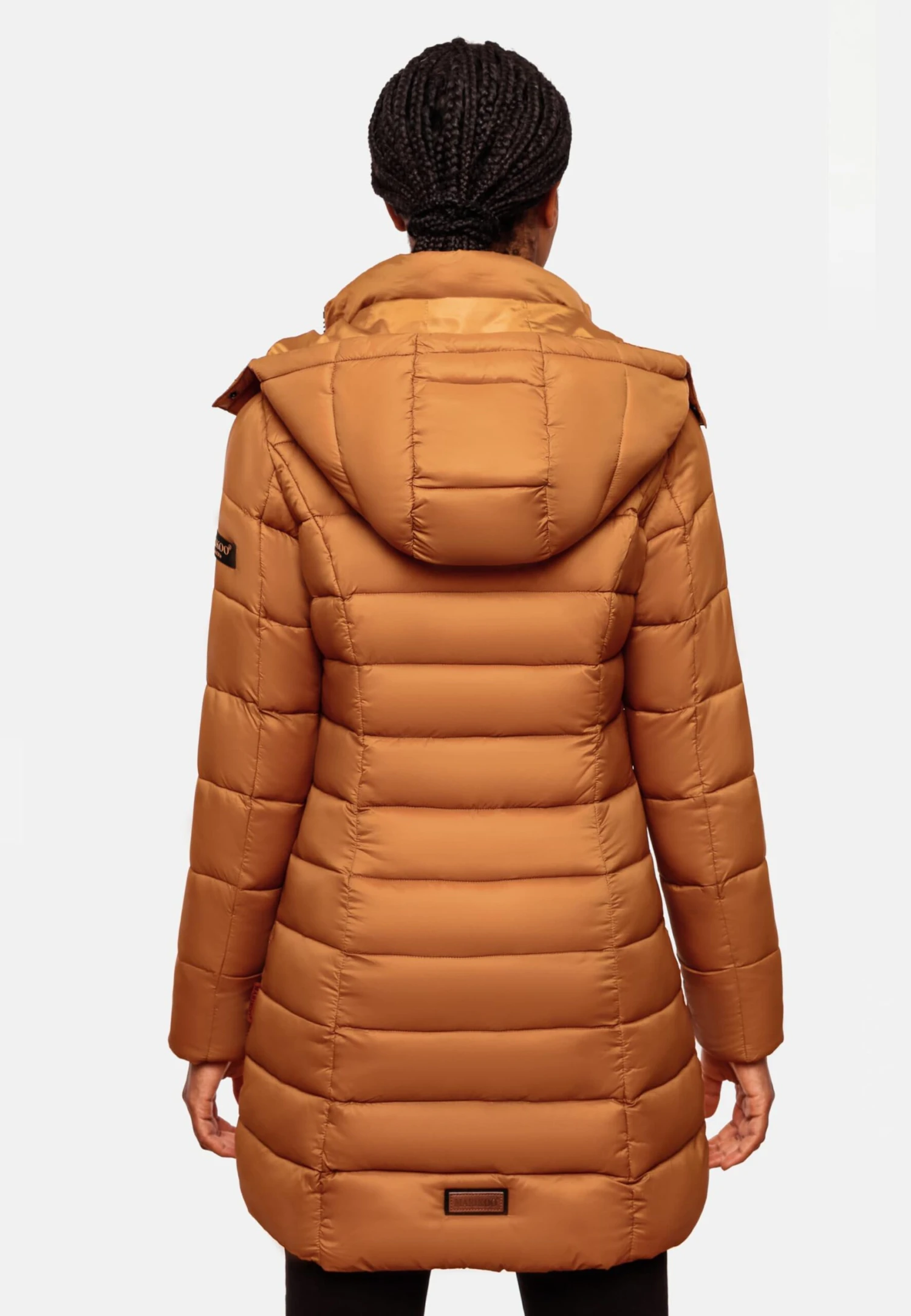 Marikoo Korte Mantels Wintermantel Abendsternchen Dames Lichtbruin 7 Marikoo Korte Mantels Wintermantel Abendsternchen Dames Lichtbruin - Afbeelding 7