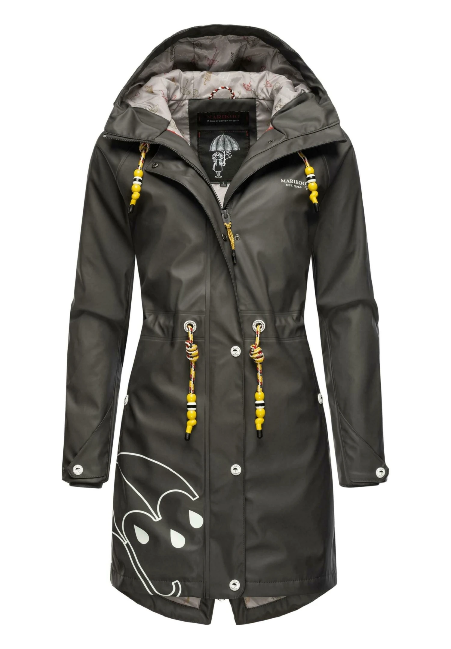 Marikoo Dancing Umbrella - Regenjas - Dark Grey 5 Marikoo Dancing Umbrella - Regenjas - Dark Grey - Afbeelding 5