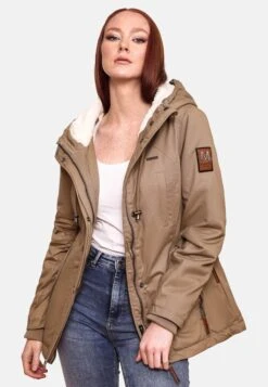Marikoo Winterjassen Winterjas Bikoo Dames Lichtbruin -Marikoo Verkoopwinkel 8840715e29dd95eecf34eb5745412a65