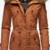 Marikoo Parkas Winterparka La Viva Dames Bruin