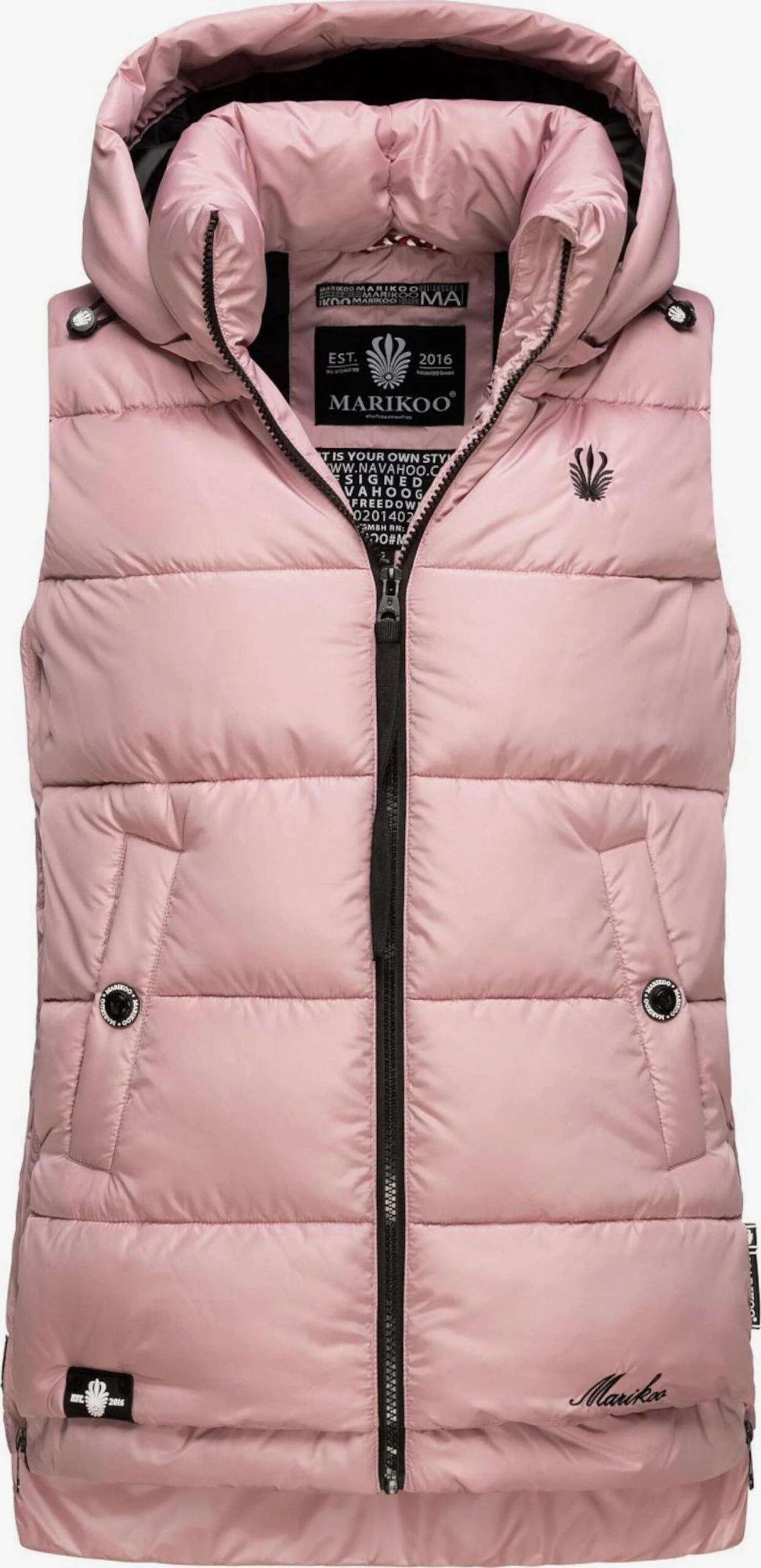 Marikoo Bodywarmers Bodywarmer Zarinaa Dames Rosa 1 Marikoo Bodywarmers Bodywarmer Zarinaa Dames Rosa