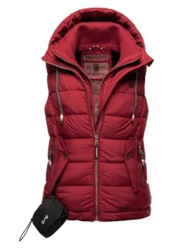 Marikoo Taisaa - Bodywarmer - Blood Red 21 Marikoo Taisaa - Bodywarmer - Blood Red -Marikoo Verkoopwinkel 999df2e342bb4d2d87560178cb35b869