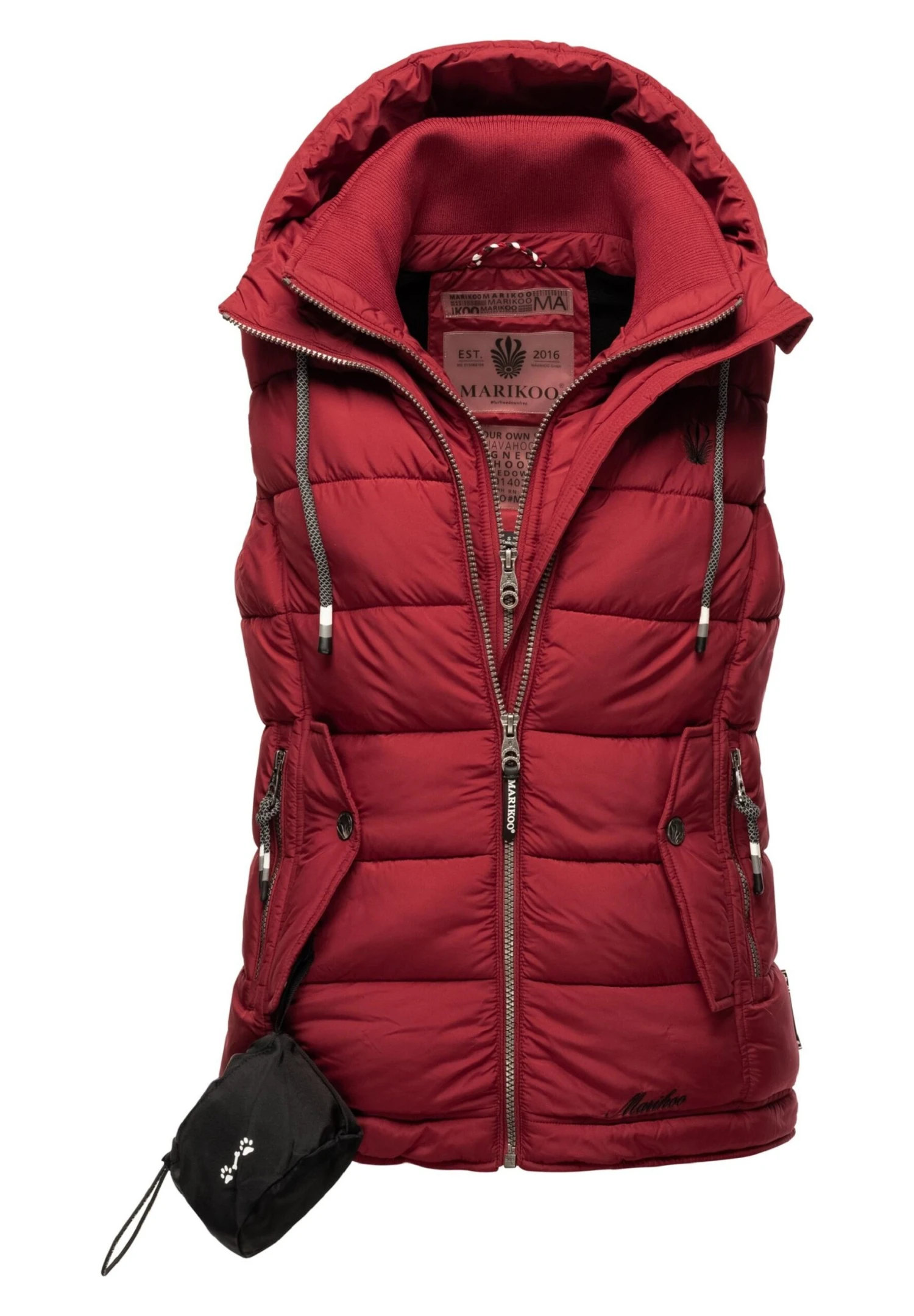 Marikoo Taisaa - Bodywarmer - Blood Red 11 Marikoo Taisaa - Bodywarmer - Blood Red - Afbeelding 11