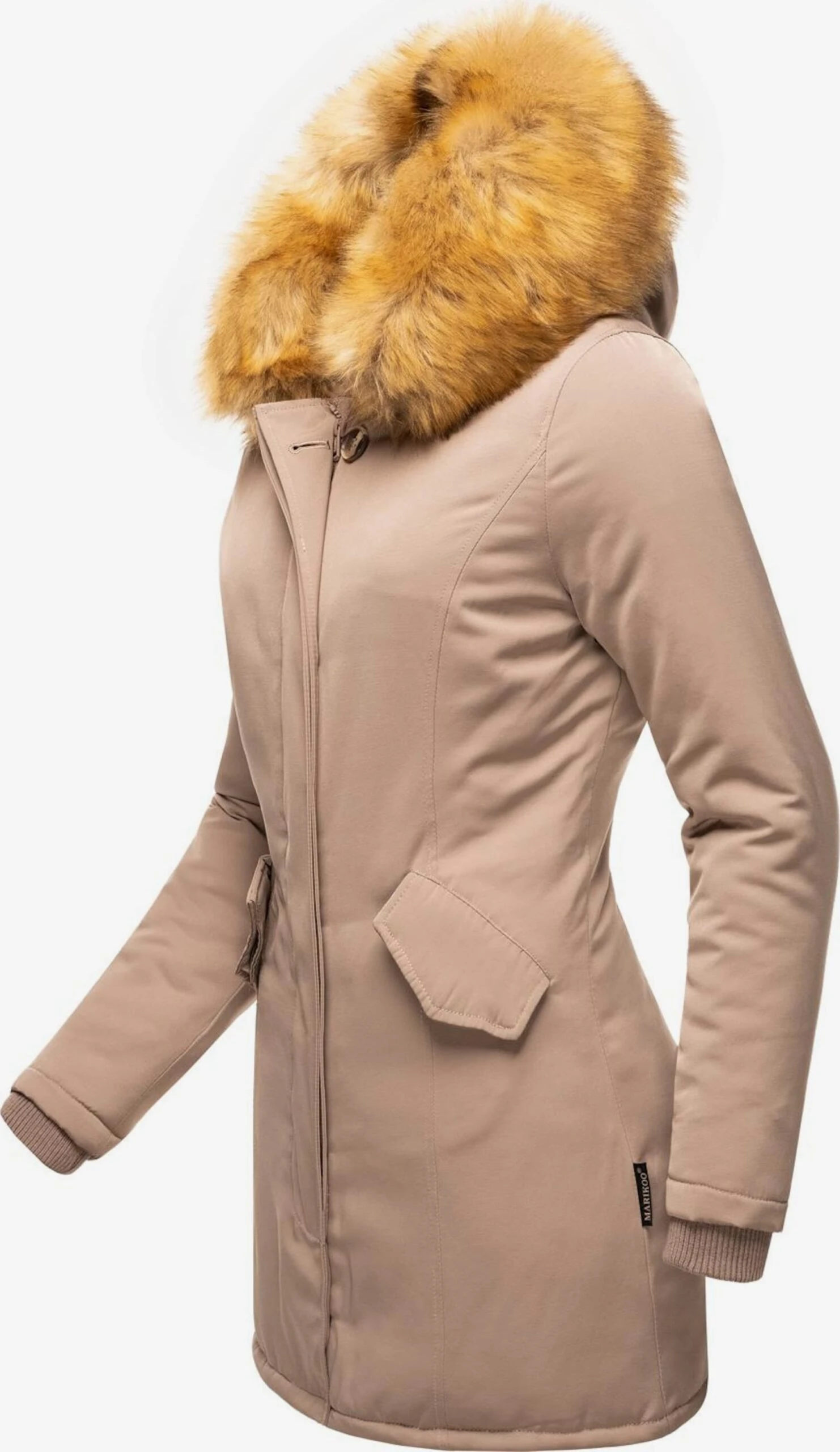 Marikoo Parkas Winterparka Karmaa Dames Beige 2 Marikoo Parkas Winterparka Karmaa Dames Beige - Afbeelding 2