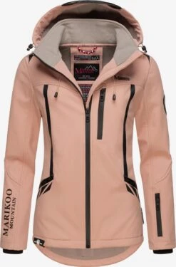 Marikoo Winterjassen Winterjas Dames Roze