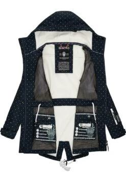 Marikoo Zimtzicke - Parka - Navy Dots -Marikoo Verkoopwinkel 9d1b55e3472c4ced8698c42804f58b52