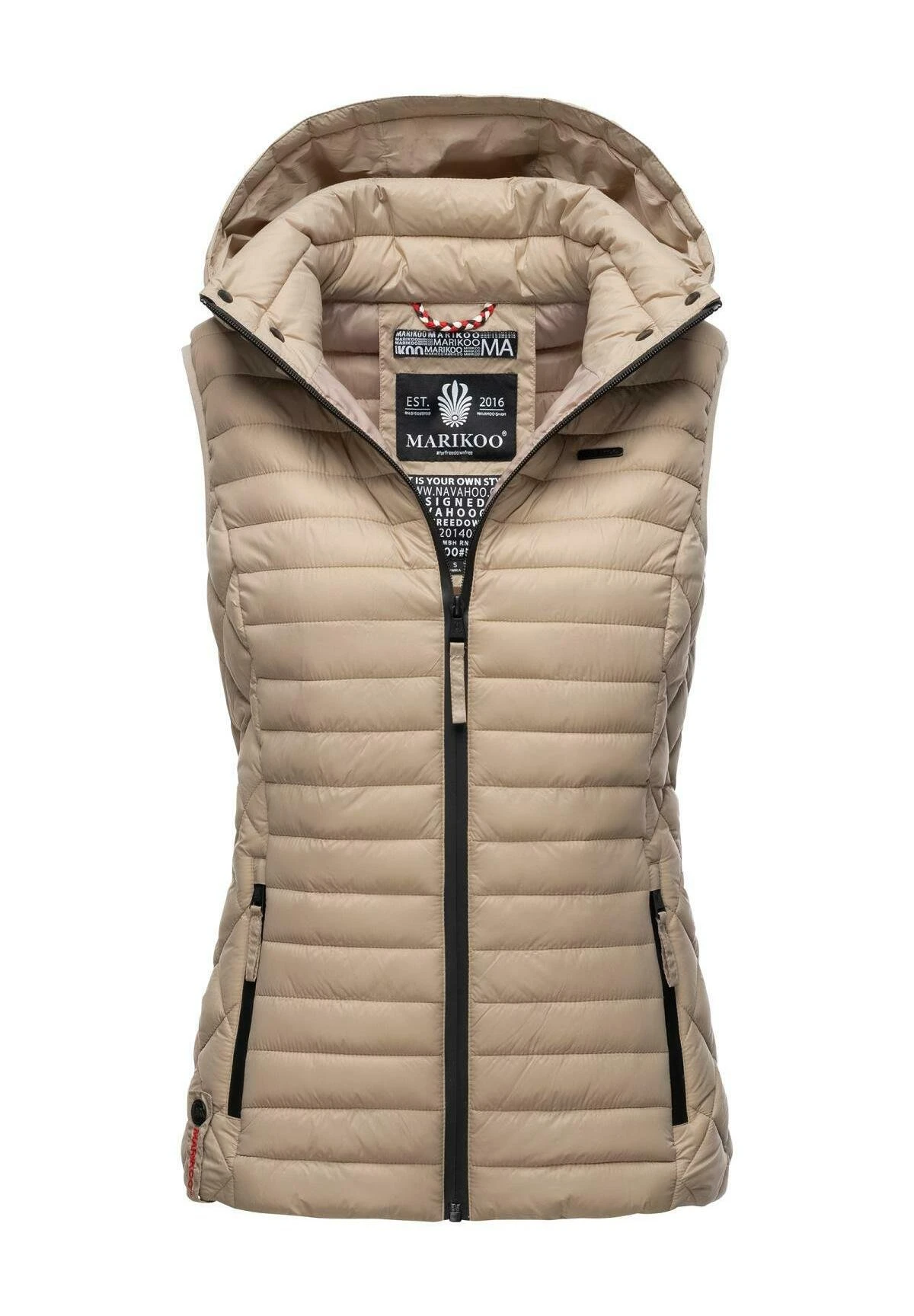Marikoo Hasenpfote - Bodywarmer - Taupe 1 Marikoo Hasenpfote - Bodywarmer - Taupe
