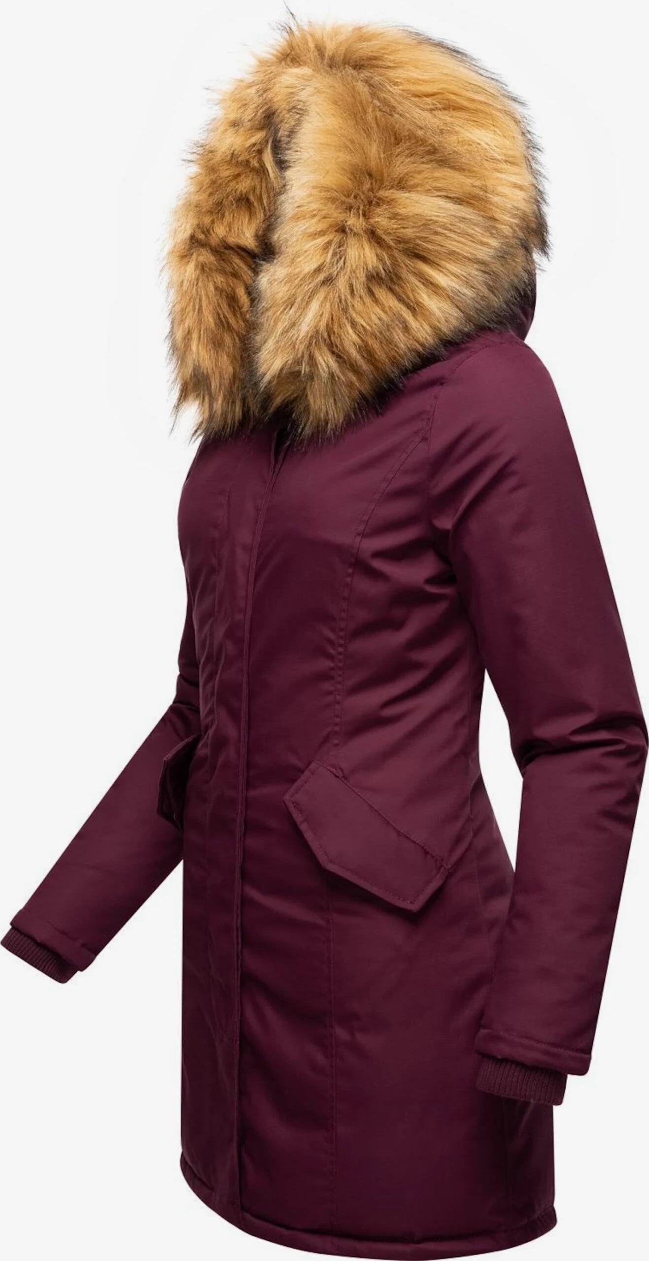 Marikoo Parkas Winterparka Karmaa Dames Bordeaux 2 Marikoo Parkas Winterparka Karmaa Dames Bordeaux - Afbeelding 2