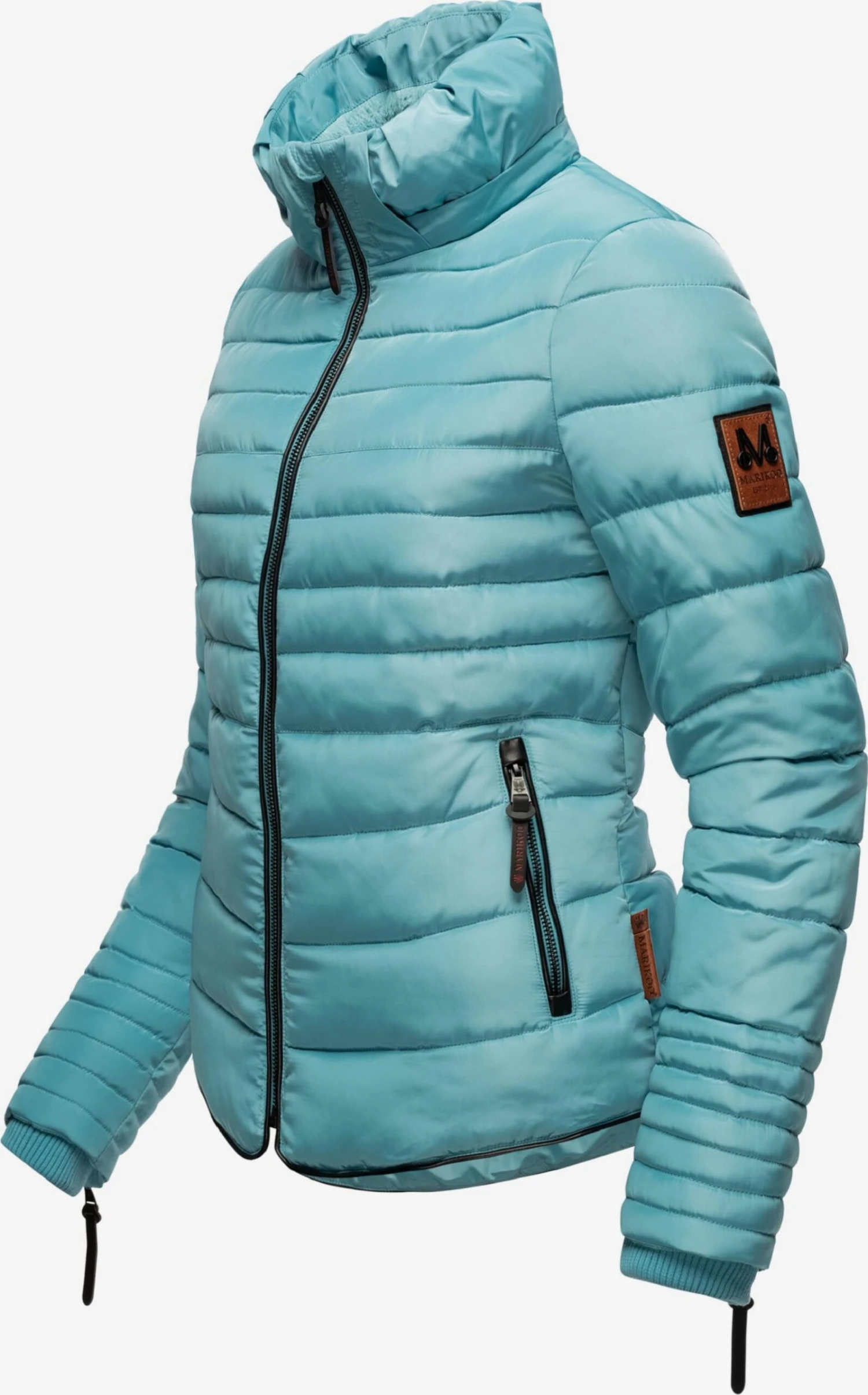 Marikoo Winterjassen Winterjas Amber Dames Blauw 4 Marikoo Winterjassen Winterjas Amber Dames Blauw - Afbeelding 4