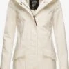 Marikoo Regenmantels Functionele Mantel Mayleen Dames Offwhite