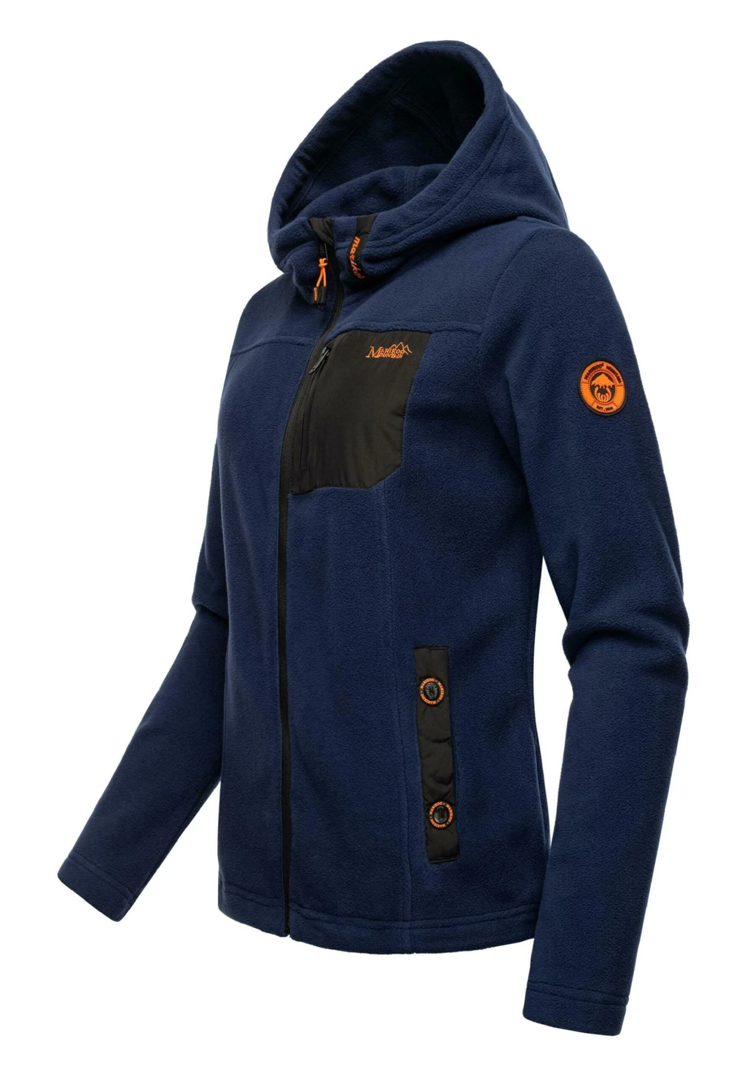 Marikoo Mount Iwaki - Fleecejas - Dark Blue 2 Marikoo Mount Iwaki - Fleecejas - Dark Blue - Afbeelding 2