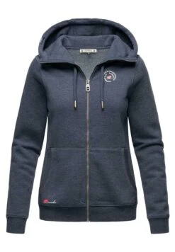 Marikoo Setsunaa - Sweater Met Rits - Dustybluemelange -Marikoo Verkoopwinkel a4ce769eaaa84dd8bcf2ebfa35111d23