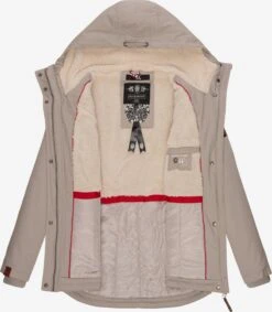 Marikoo Winterjassen Winterjas Bikoo Dames Lichtbeige -Marikoo Verkoopwinkel a7186cdc49c7feca6a7a4bc6c1596d20