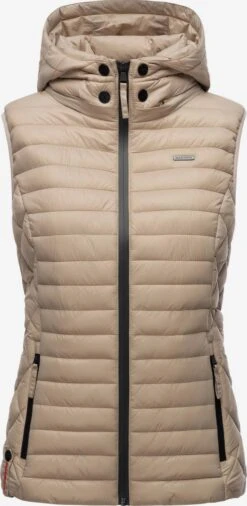 Marikoo Bodywarmers Bodywarmer Hasenpfote Dames Lichtbruin -Marikoo Verkoopwinkel a9578975924fcdea01669f45cb528789