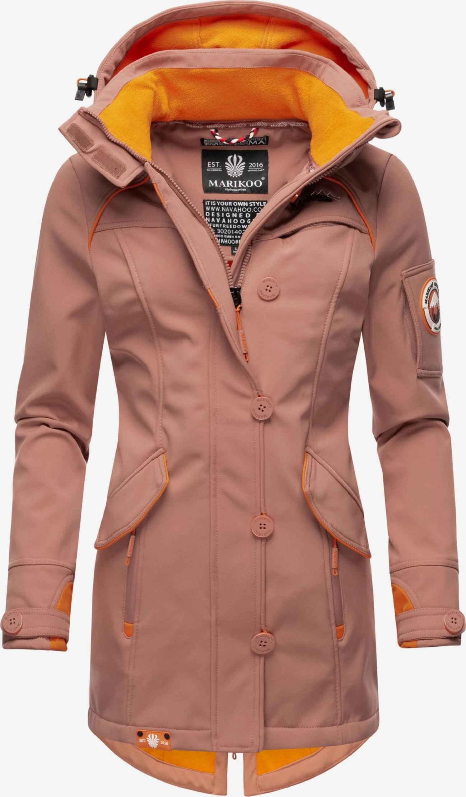 Marikoo Outdoor Jassen Functionele Jas Soulinaa Dames Lichtbruin 2 Marikoo Outdoor Jassen Functionele Jas Soulinaa Dames Lichtbruin - Afbeelding 2