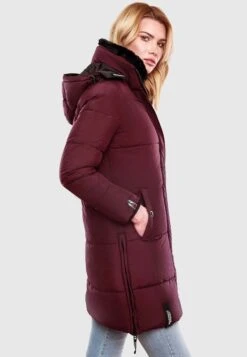 Marikoo Streliziaa - Winterjas - Dark Red Melange -Marikoo Verkoopwinkel aa63d7fe1e57459a9b61d1672d875517