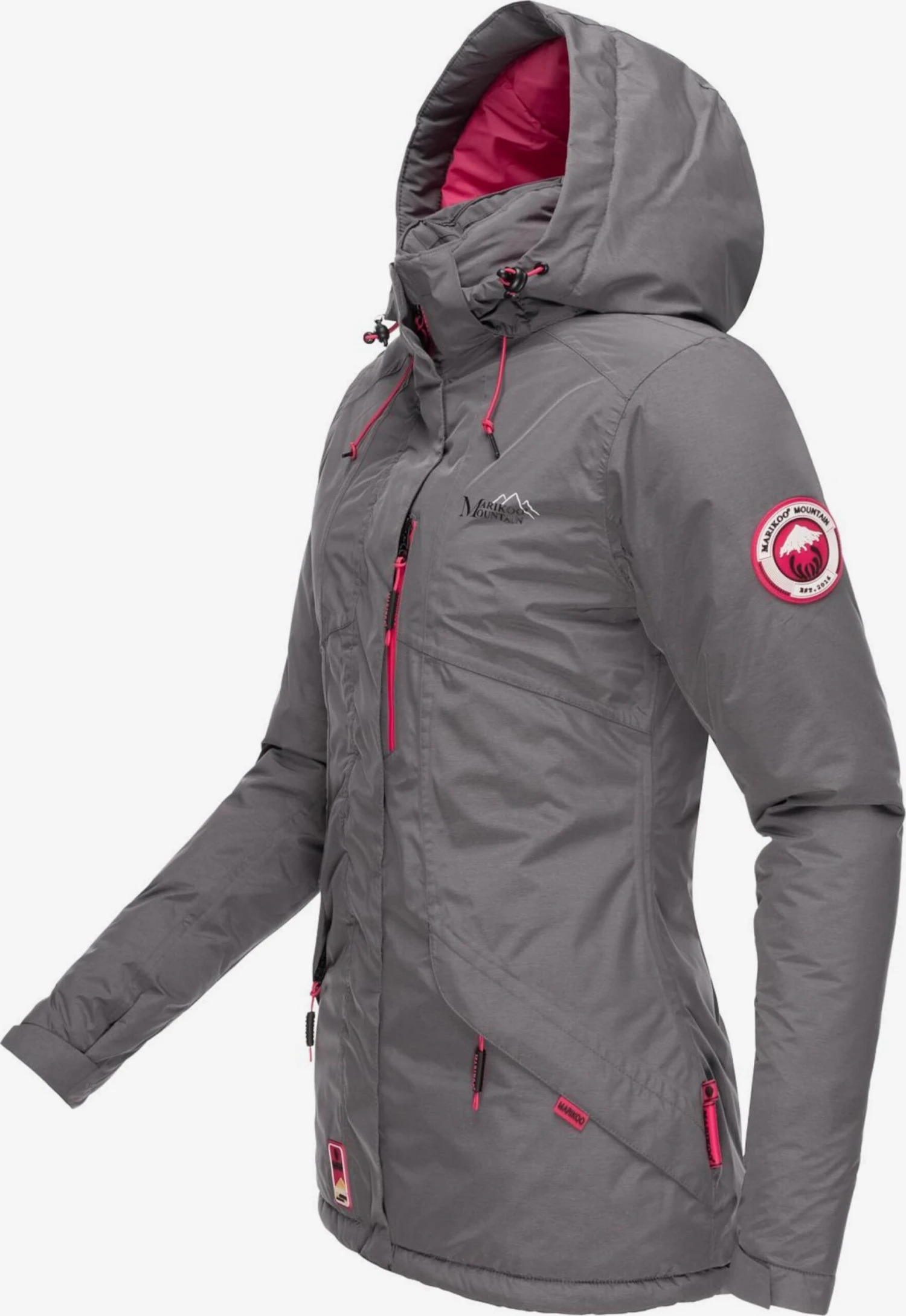 Marikoo Outdoor Jassen Functionele Jas Rabeaa Dames Grijs 2 Marikoo Outdoor Jassen Functionele Jas Rabeaa Dames Grijs - Afbeelding 2