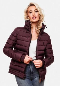 Marikoo Winterjassen Winterjas Poison Dames Bordeaux -Marikoo Verkoopwinkel ad501b7b6f69743de6f148b4943fbfbb