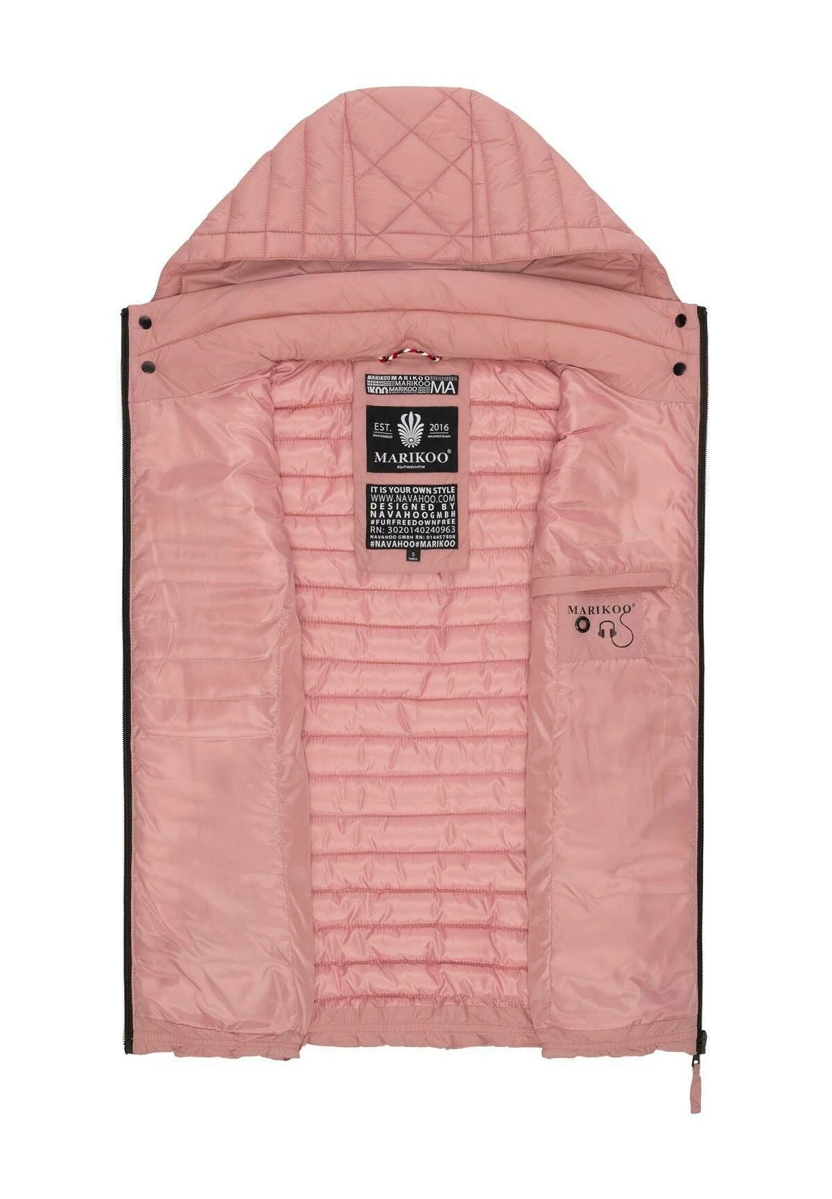 Marikoo Hasenpfote - Bodywarmer - Powder Rose 4 Marikoo Hasenpfote - Bodywarmer - Powder Rose - Afbeelding 4