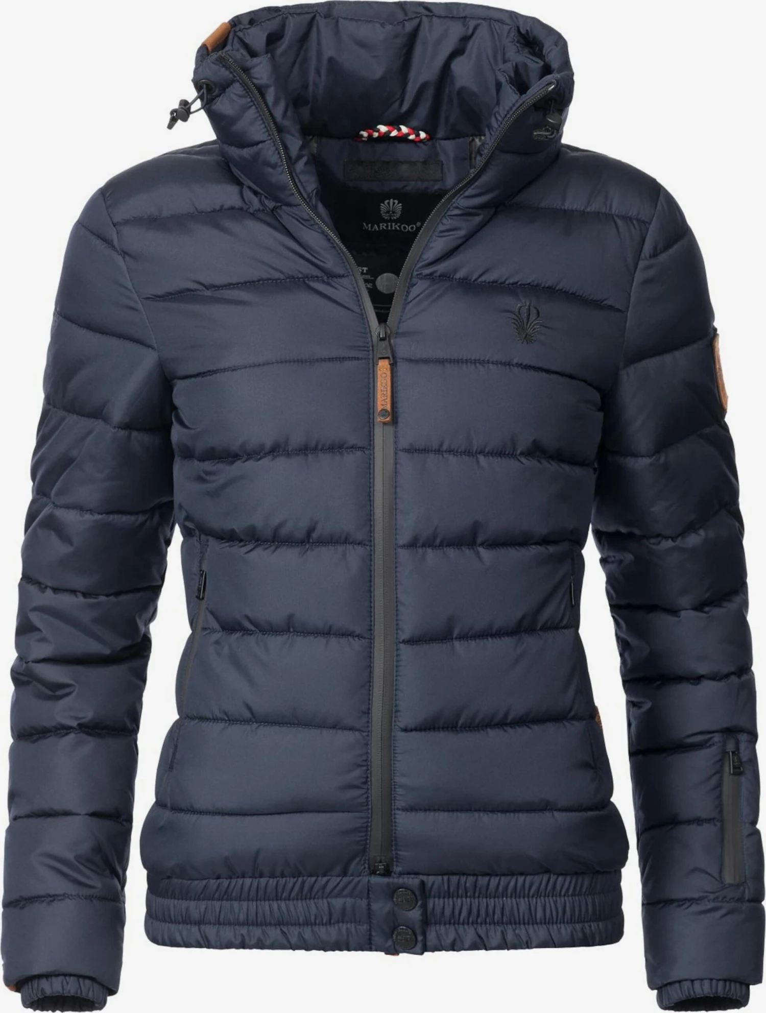 Marikoo Winterjassen Winterjas Poison Dames Donkerblauw 1 Marikoo Winterjassen Winterjas Poison Dames Donkerblauw
