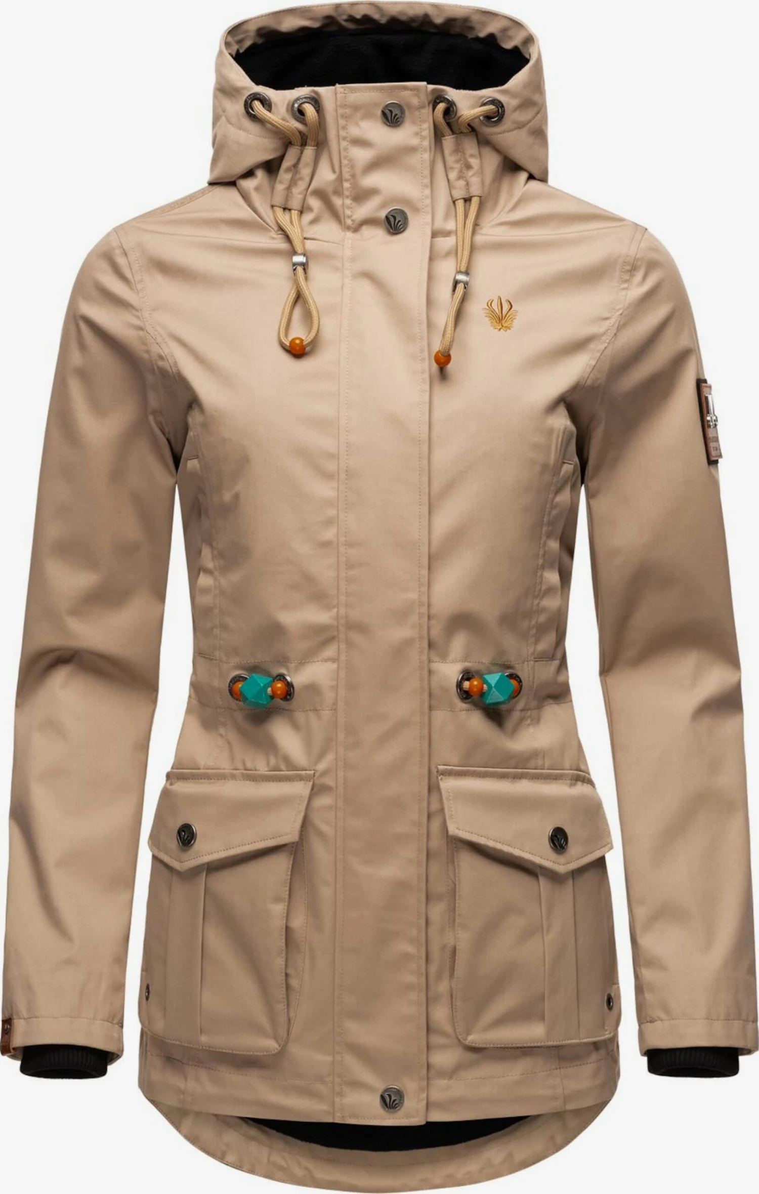 Marikoo Tussenjassen Tussenjas Babetaa Dames Sand 4 Marikoo Tussenjassen Tussenjas Babetaa Dames Sand - Afbeelding 4