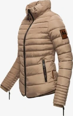 Marikoo Winterjassen Winterjas Amber Dames Beige -Marikoo Verkoopwinkel b9be2ffa32e0b639a8bee12227c45860
