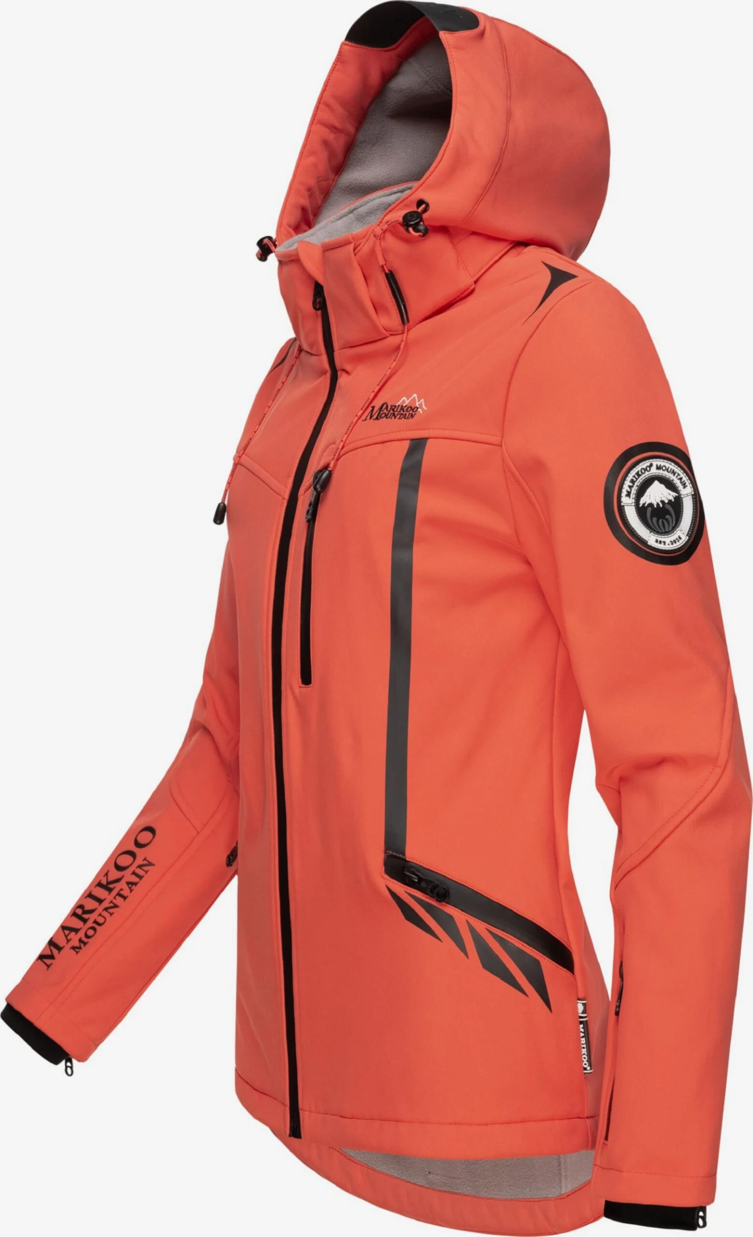 Marikoo Winterjassen Winterjas Dames Koraal 2 Marikoo Winterjassen Winterjas Dames Koraal - Afbeelding 2