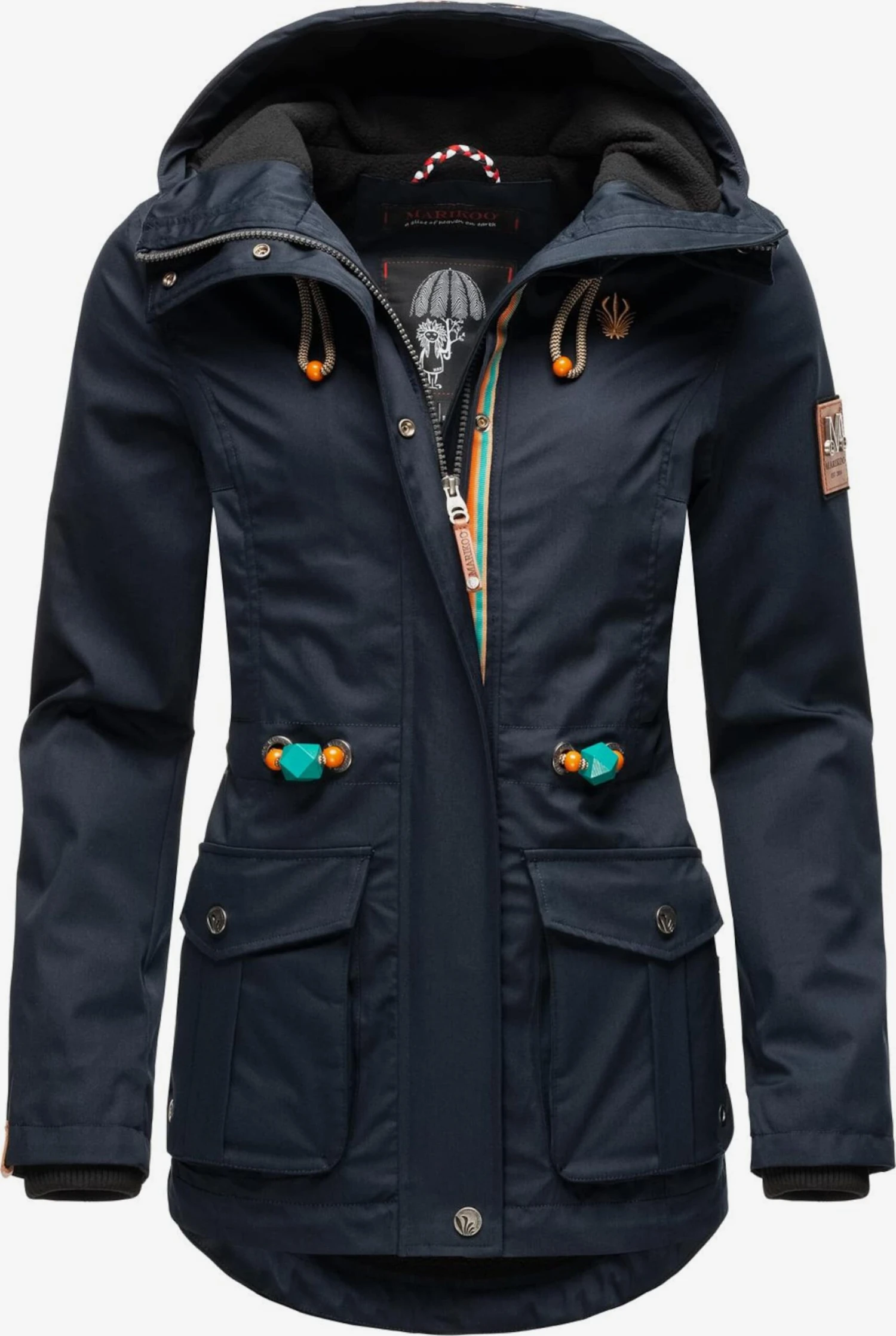 Marikoo Tussenjassen Tussenjas Babetaa Dames Marine 3 Marikoo Tussenjassen Tussenjas Babetaa Dames Marine - Afbeelding 3