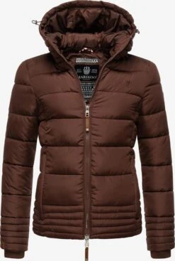 Marikoo Winterjassen Winterjas Sole Dames Chocoladebruin
