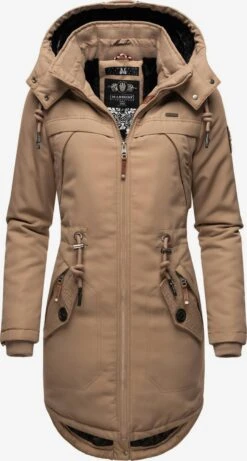Bestsellers 23 Marikoo Parkas Winterparka Kamii Dames Lichtbruin