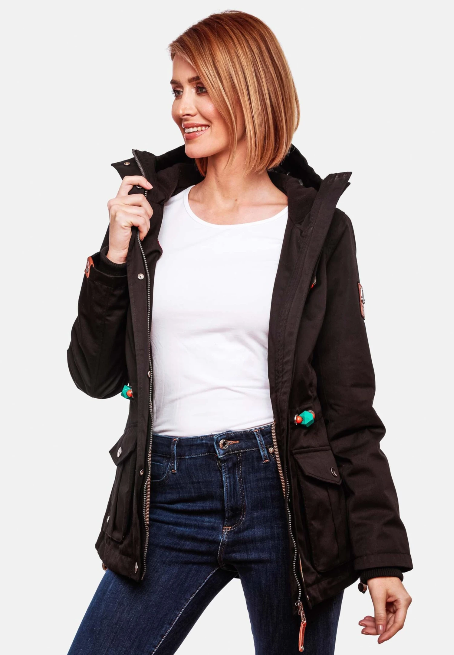 Marikoo Tussenjassen Tussenjas Babetaa Dames Zwart 7 Marikoo Tussenjassen Tussenjas Babetaa Dames Zwart - Afbeelding 7