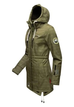 Marikoo Zimtzicke - Parka - Olive Lines -Marikoo Verkoopwinkel c8e29b139c0d49db8438fb263bfd7d56