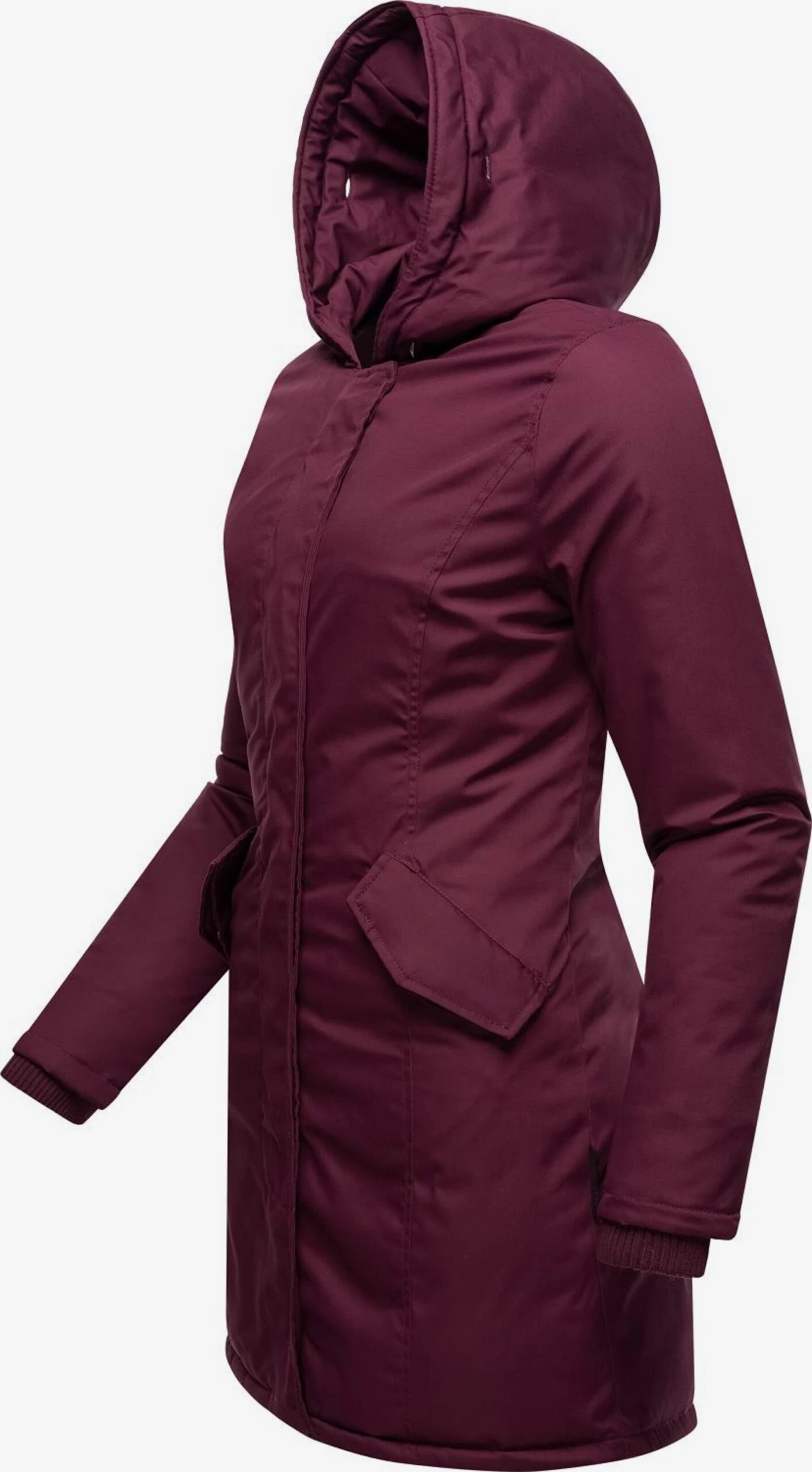 Marikoo Parkas Winterparka Karmaa Dames Bordeaux 4 Marikoo Parkas Winterparka Karmaa Dames Bordeaux - Afbeelding 4