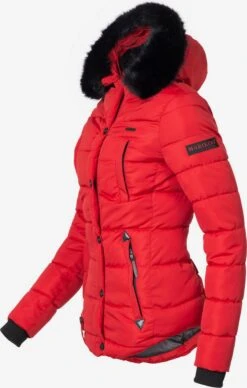 Marikoo Winterjassen Winterjas Lotusblüte Dames Rood -Marikoo Verkoopwinkel caf9121e1470b9ed9bcdf8d081de2eb8
