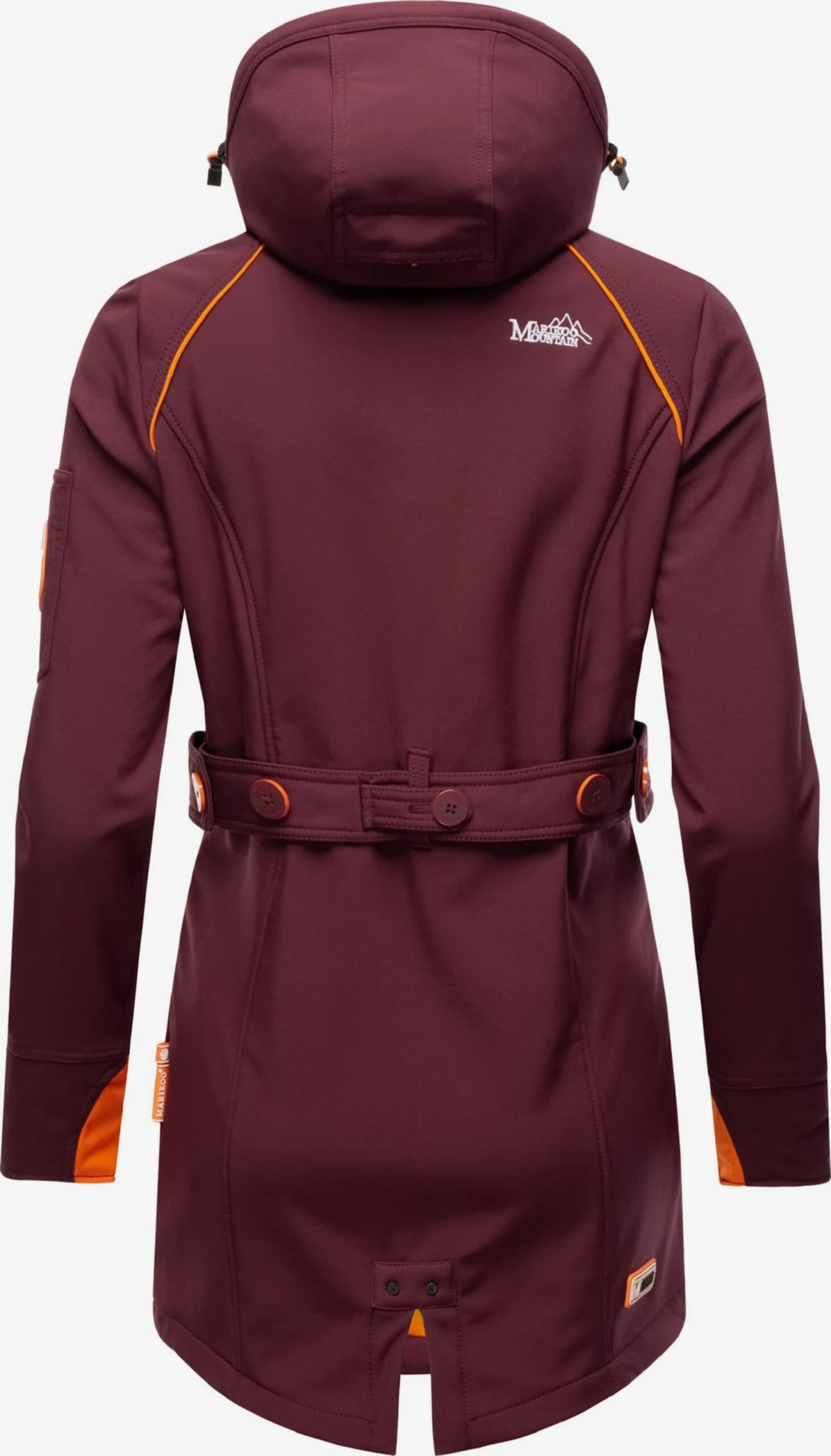 Marikoo Outdoor Jassen Functionele Jas Soulinaa Dames Bordeaux 4 Marikoo Outdoor Jassen Functionele Jas Soulinaa Dames Bordeaux - Afbeelding 4