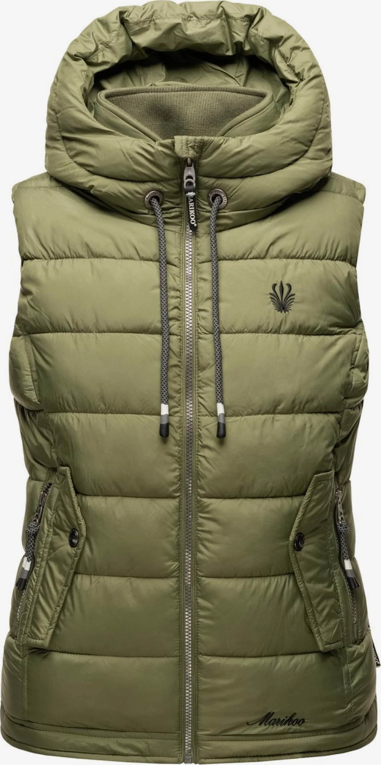 Marikoo Bodywarmers Bodywarmer Taisaa Dames Kaki 2 Marikoo Bodywarmers Bodywarmer Taisaa Dames Kaki - Afbeelding 2