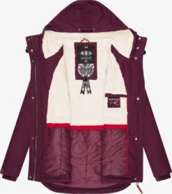 Marikoo Winterjassen Winterjas Bikoo Dames Wijnrood -Marikoo Verkoopwinkel d116c7d2a3e8579c0879f6754137166e